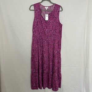 NWT J. Jill Midi Dress size Large